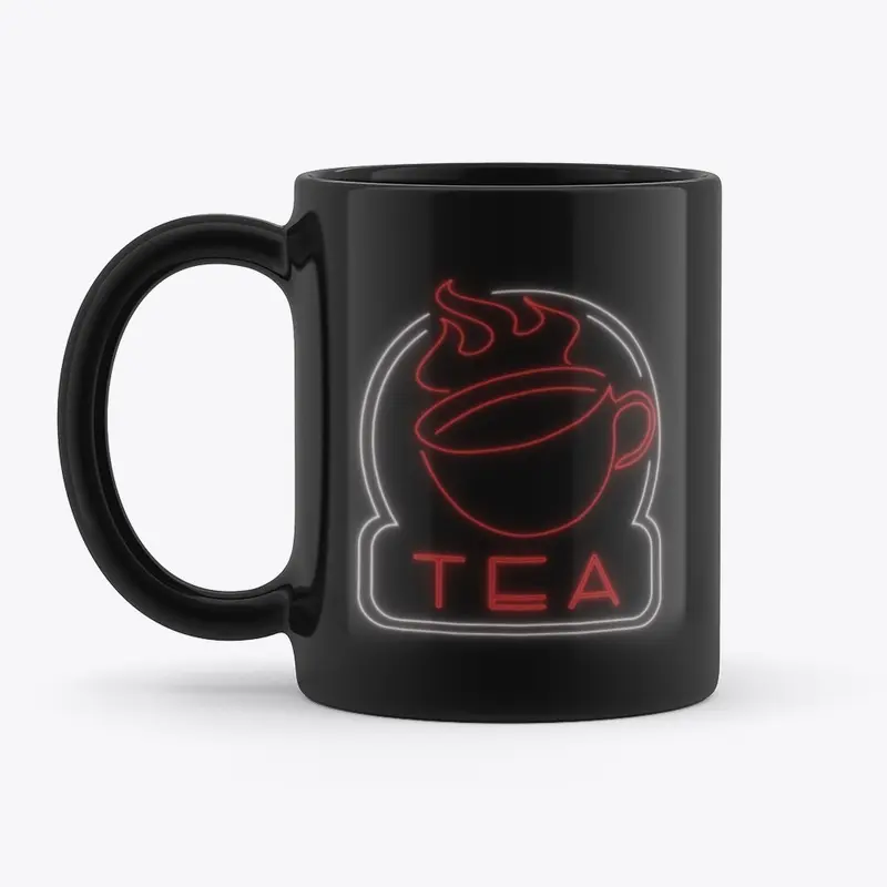 Red and whitish-pink Neon Tea